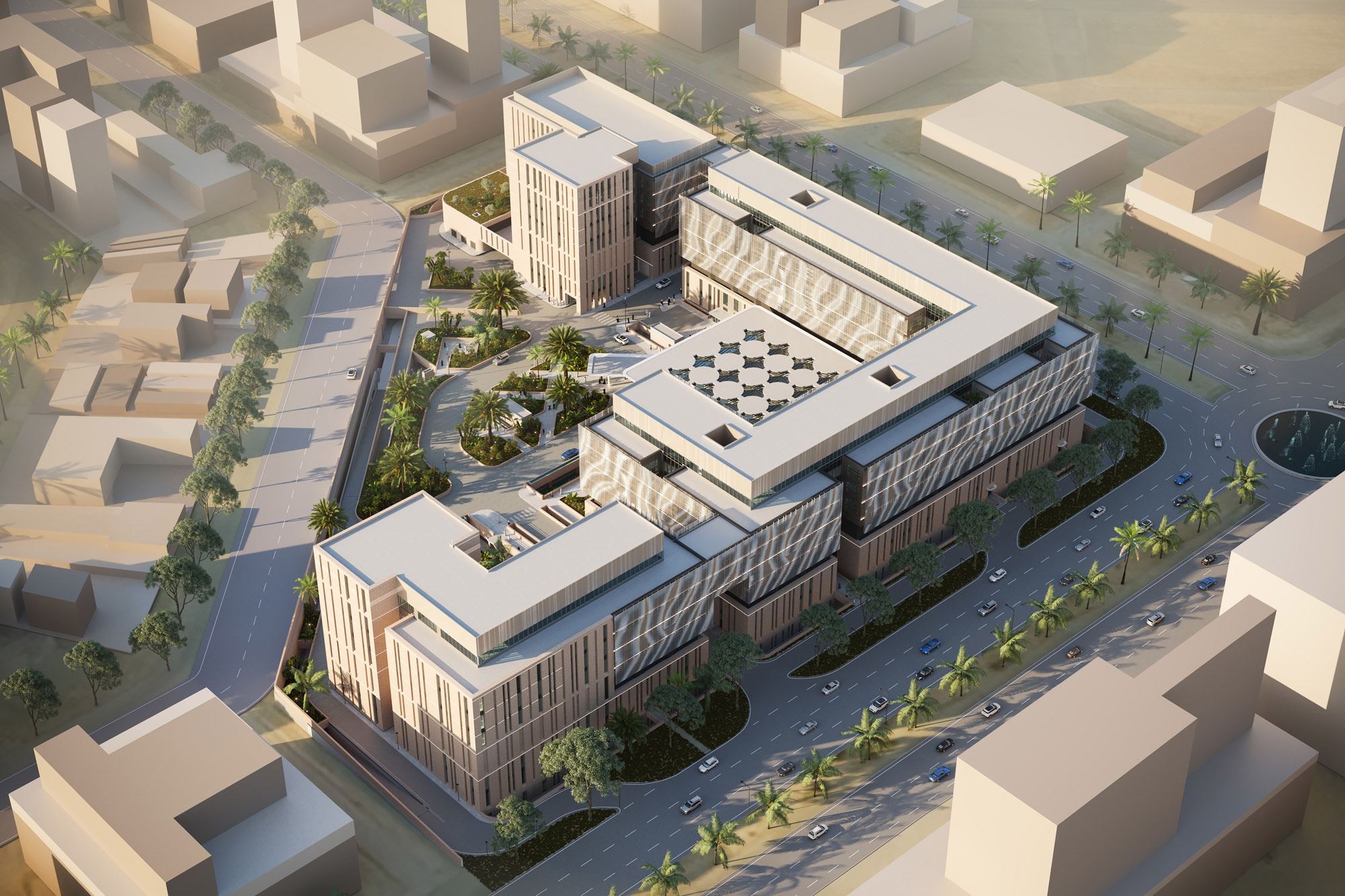 The Middle East Hospital in Riyadh, designed by Dutch Health Architects