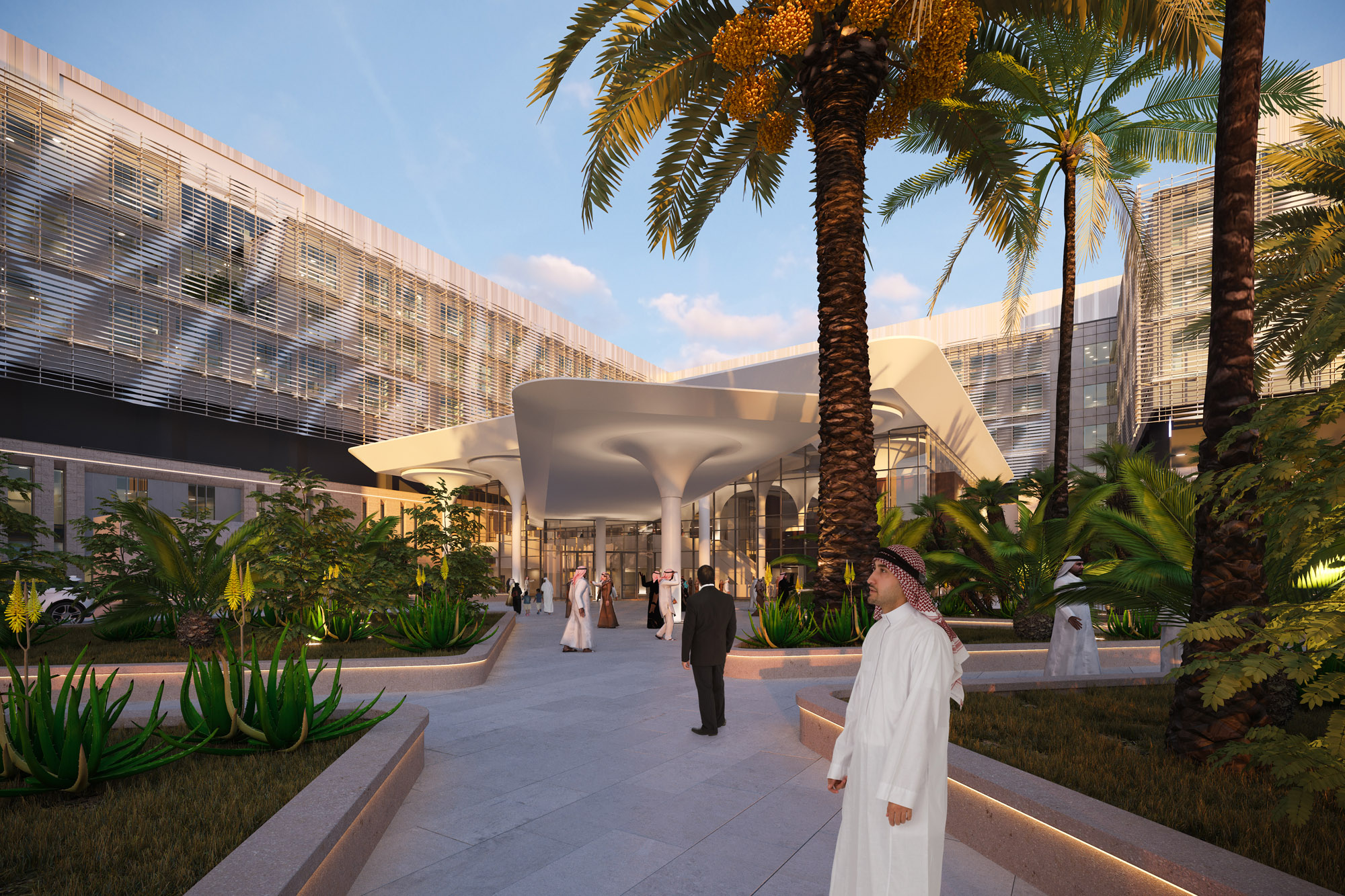 The Middle East Hospital in Riyadh, designed by Dutch Health Architects